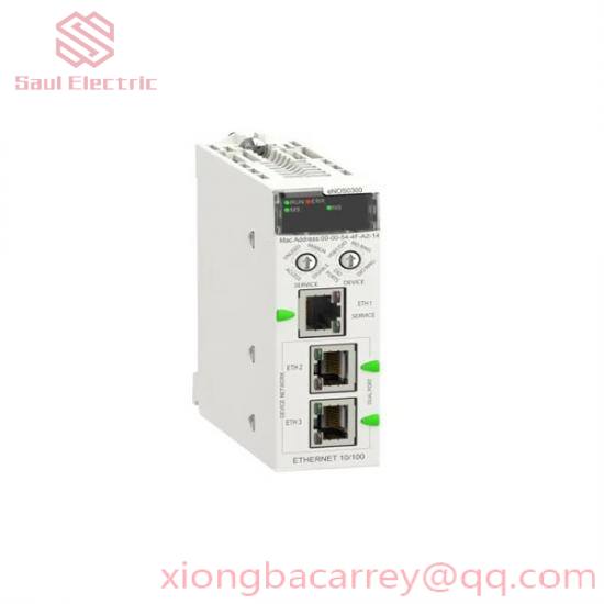 Schneider M580-D BMENOS0300 Modbus TCP & EtherNet/IP Communication Module, Supports DIO & RIO Subrings