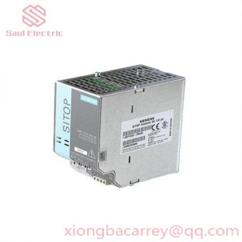 SIEMENS 6EP1334-3BA00 Power Supply: Industrial Control System Power Module, Optimized for High Efficiency and Reliability