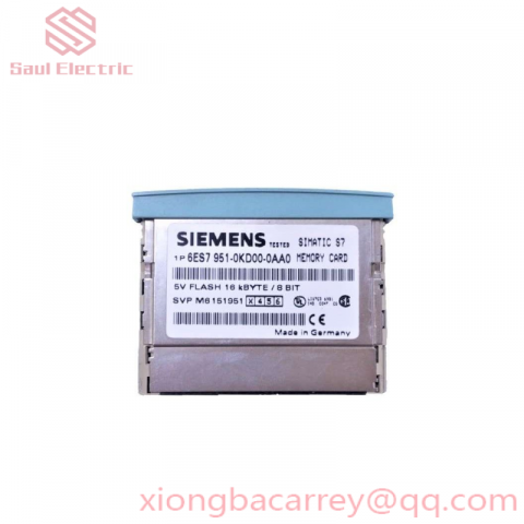 SIEMENS 6ES7951-0KD00-0AA0 Memory Card for Industrial Control Systems