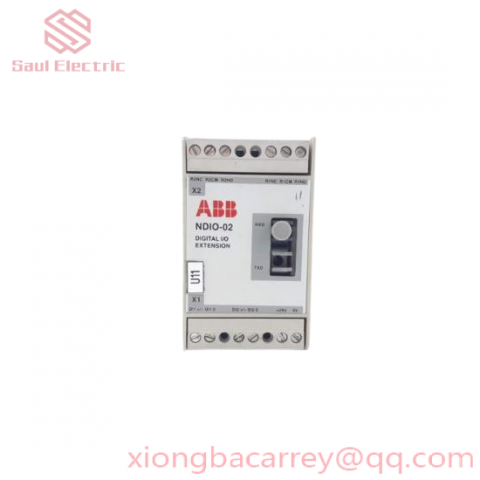 ABB NDIO-02 Digital I/O Extension Module, Analog Input & Output, Industrial Automation Solutions
