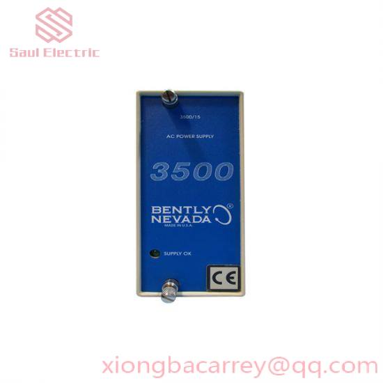 Bently 3500/15E Industrial Monitoring Module, High Precision Vibration Analysis