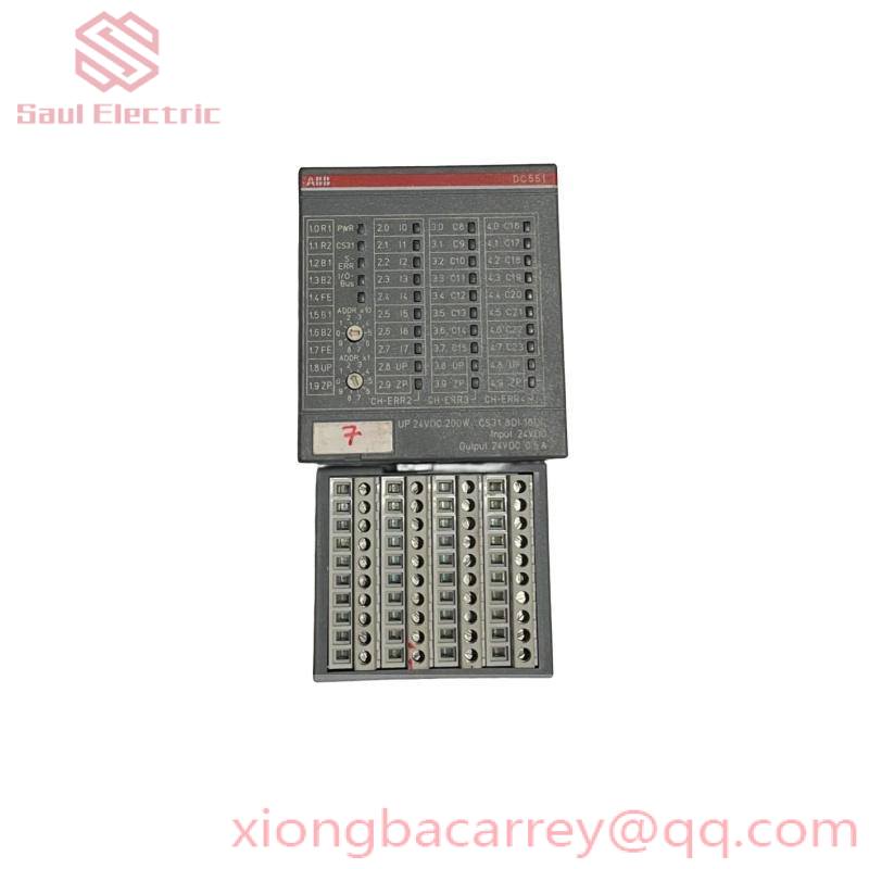 ABB DC551-CS31 Bus Module: Efficient Industrial Control Solutions