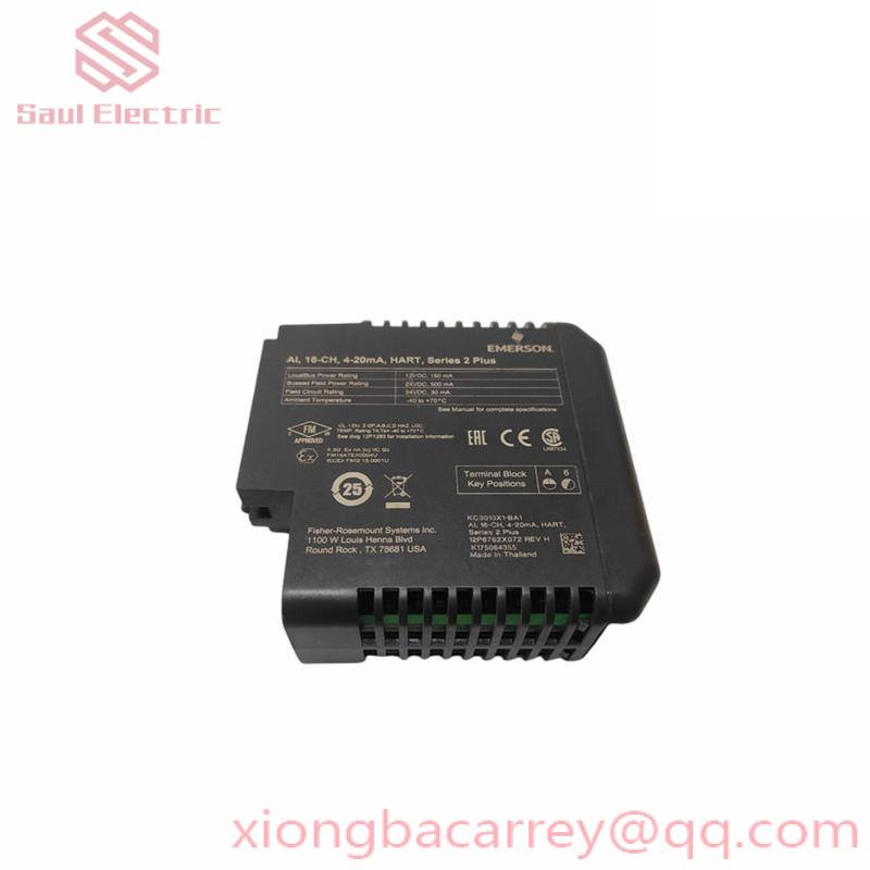 Emerson ST-3234 RSTi Analog Input Module 4 Channels, 4~20mA, 14-bit