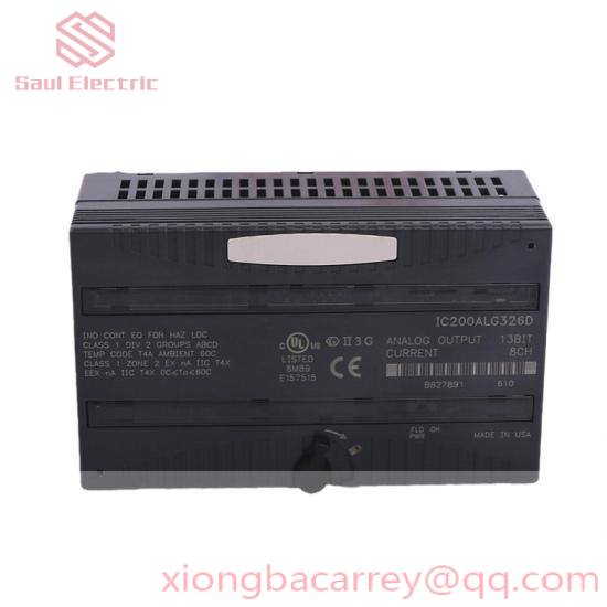GE IC200ALG326 Analog Output Module - Industrial Automation Control