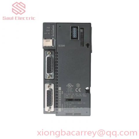 Emerson IC200ETM001 Expansion Transmitter with IC200ACC201 Termination Plug