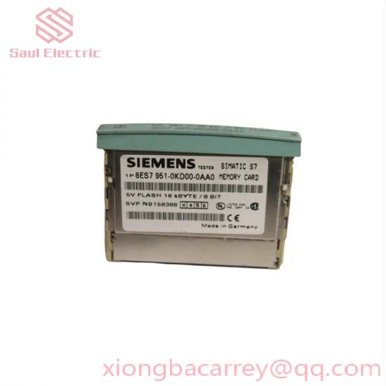 SIEMENS 6ES7951-0KD00-0AA0 Memory Card for Industrial Control Systems